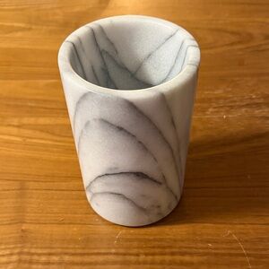 Crate&Barrel Black Marble Wine Chiller Bar Accessory